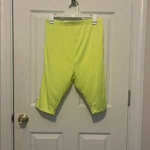 SHEIN Neon Yellow Active Shorts